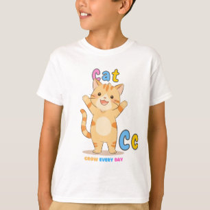 “C is for Cat” Alphabet Tee – Grow Every Day