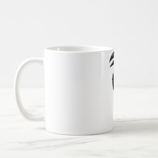 C is for Channel Billed Toucan Coffee Mug (Left)