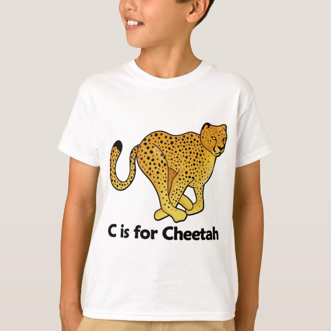 C is for Cheetah T-Shirt (Front)
