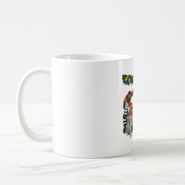 C is for Christmas At The Zoo  Coffee Mug (Left)