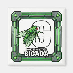 C is for Cicada – GTA Style ABC Learning Magnet