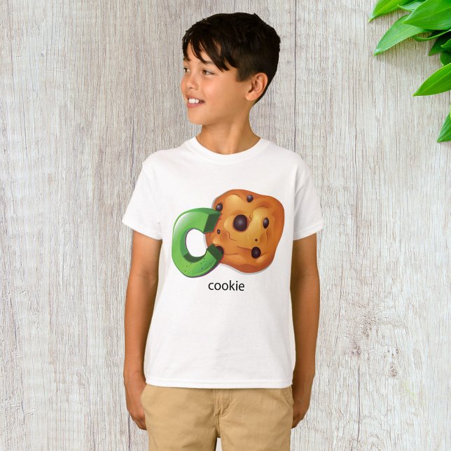 C is for Cookie Alphabet Letter Chocolate Chip T-Shirt (Creator Uploaded)