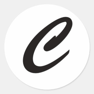 C is For Cookie Classic Round Sticker