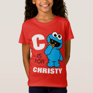 C is for Cookie Monster   Add Your Name T-Shirt