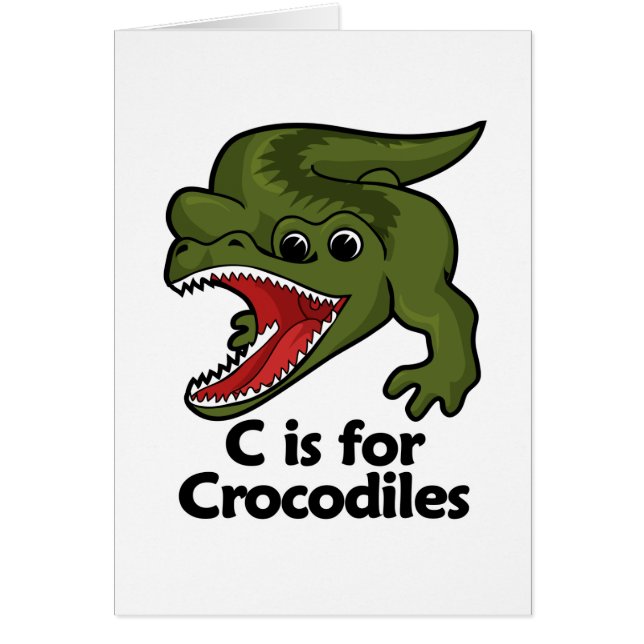 C is for Crocodile (Front)