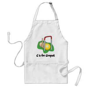 C is for Croquet Standard Apron