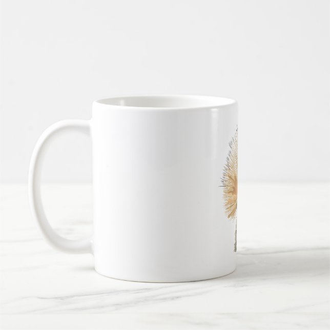 C is for Crowned Crane Coffee Mug (Left)