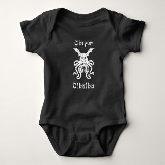 C is for Cthulhu Horror Baby Bodysuit