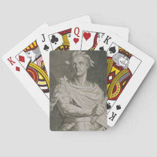 C. Julius Caesar (100-44 BC) Emperor of Rome engra Playing Cards