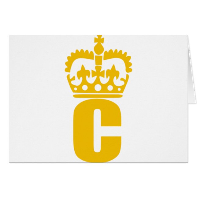 C - Letter - Name (Front Horizontal)