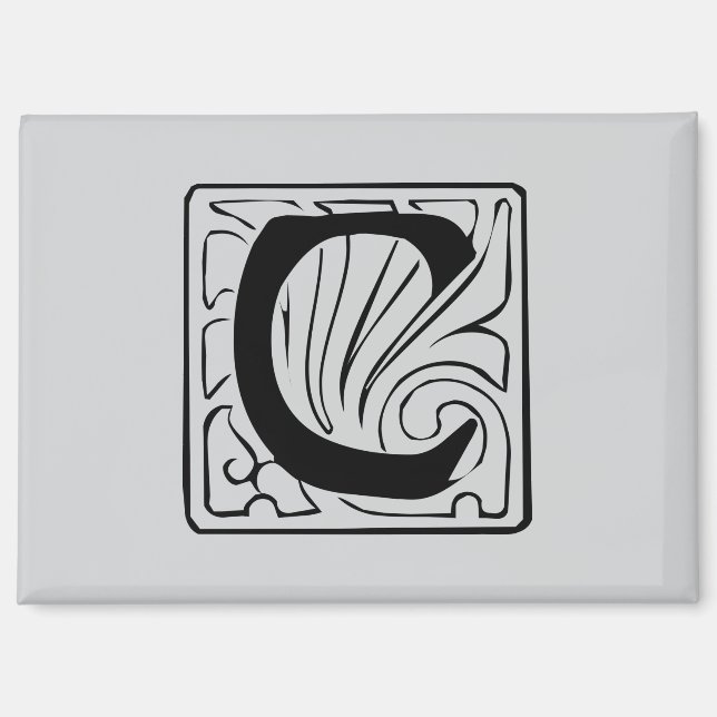 C Monogram black Magnet (Front)