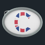 C Monogram overlaid on Union Jack Flag bbcnt Belt Buckle<br><div class="desc">C Monogram overlaid on Union Jack Flag Belt Buckle

Design © Trinkets and Things 2017 - AHP Design. All Rights Reserved.

030417</div>