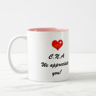 C.N.A we appreciate you Two-Tone Coffee Mug