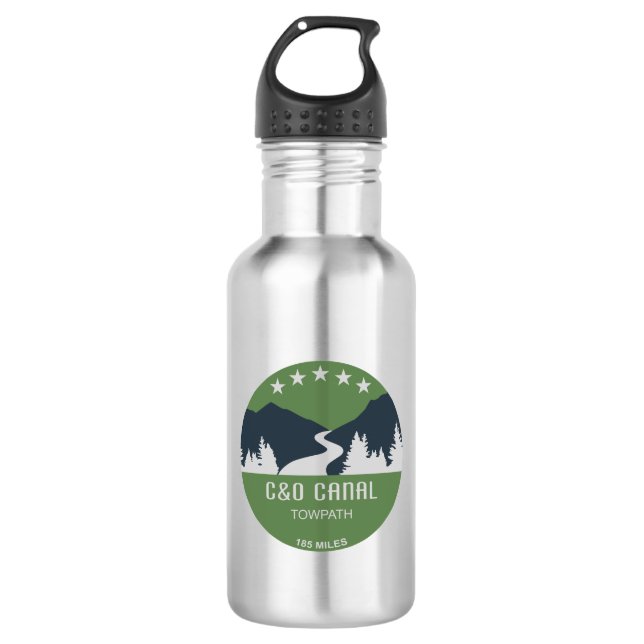 C&O Canal Towpath 532 Ml Water Bottle (Front)