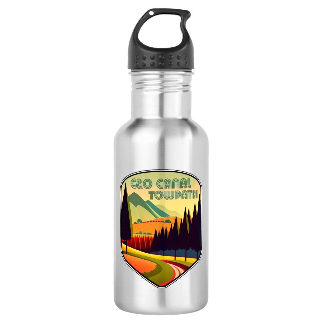 C&O Canal Towpath Colours 532 Ml Water Bottle (Front)