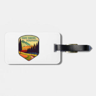 C&O Canal Towpath Colours Luggage Tag
