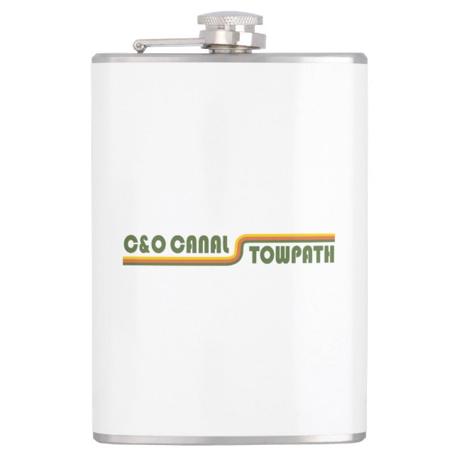 C&O Canal Towpath Hip Flask (Front)