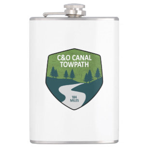 C&O Canal Towpath Hip Flask