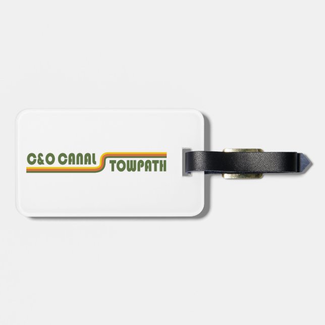 C&O Canal Towpath Luggage Tag (Back Horizontal)