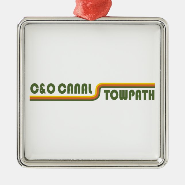 C&O Canal Towpath Metal Tree Decoration (Front)