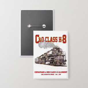 C&O Class H-8 2-6-6-6 Allegheny Steam Locomotive