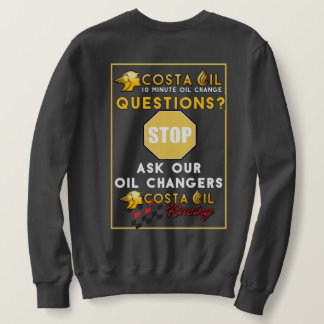 C O Crewneck With Back Image Sweatshirt