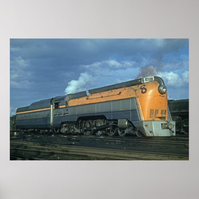 C&O Hudson Class 4-6-4 Streamliner Poster (Front)