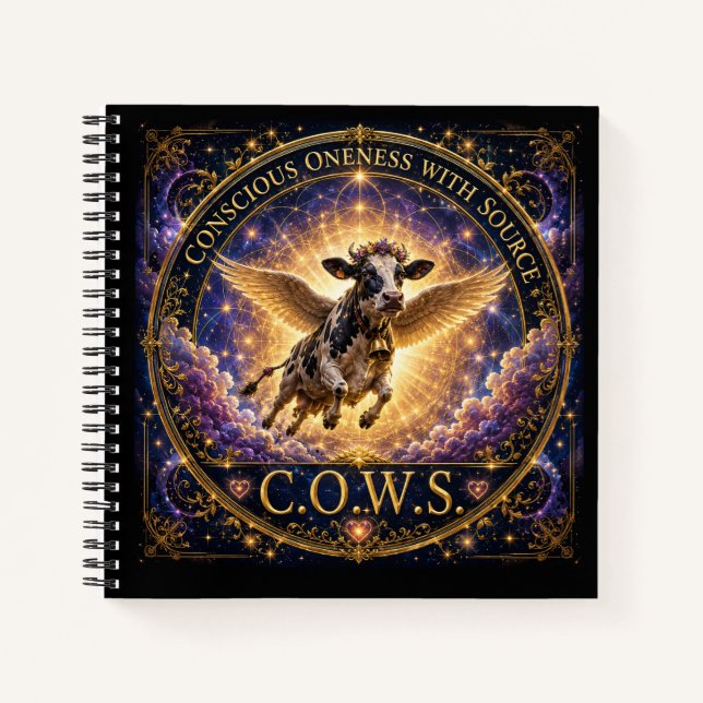 C.O.W.S. Square Notebook  (Front)