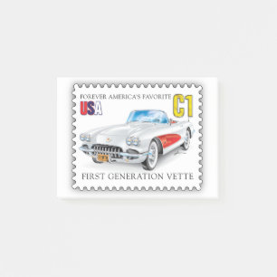 C-ONE AUTOMOBILE ART POST-IT NOTES