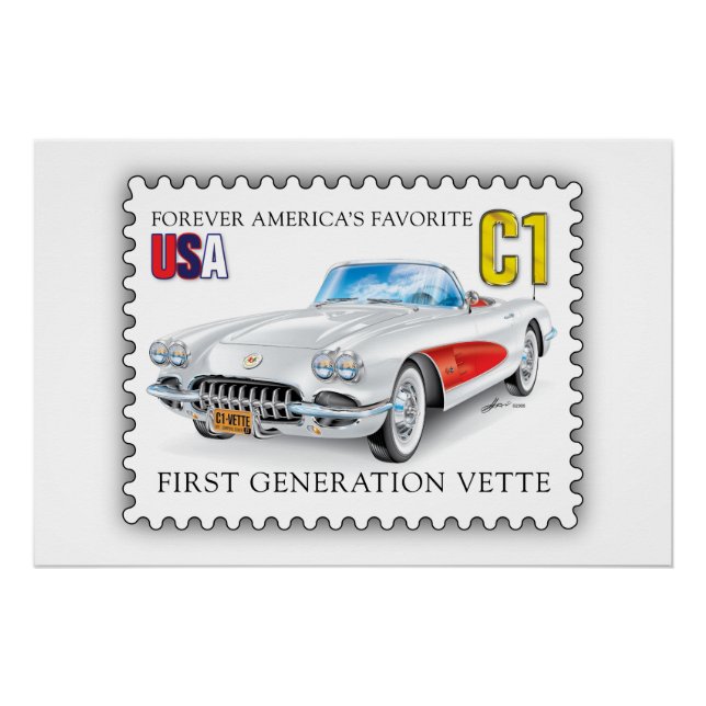 C-ONE AUTOMOBILE ART POSTER (Front)