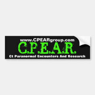 C.P.E.A.R. Bumper sticker
