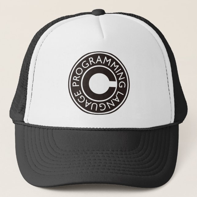 C_PROGRAMMING_LANGUAGE TRUCKER HAT (Front)