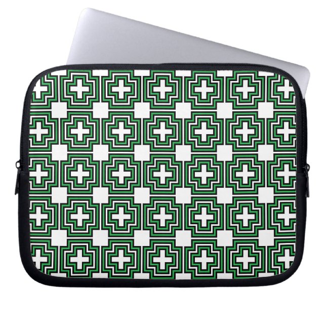 C&S Green Laptop Sleeve (Front)
