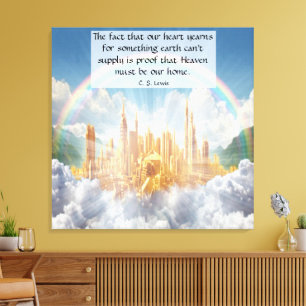 C S Lewis Quote Canvas Print