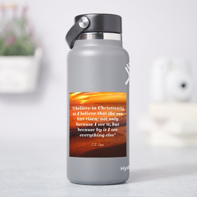 C. S. Lewis Quote On Christianity (HydroFlask)