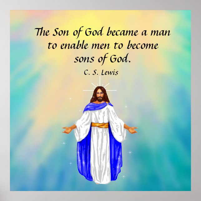 C. S. Lewis Quote  Poster (Front)