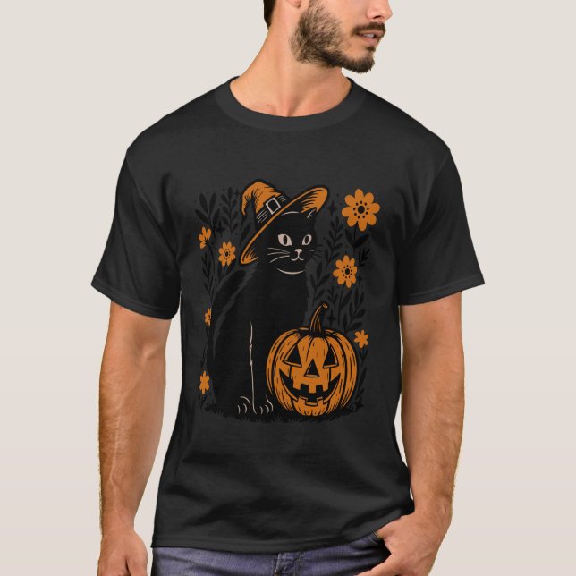 C:\Users\Administrator\Downloads\CAT 2\Witchy Cat  T-Shirt (Front)