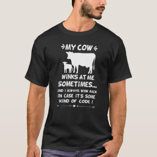 C:\Users\Administrator\Downloads\Cow 1\My cow Wink T-Shirt