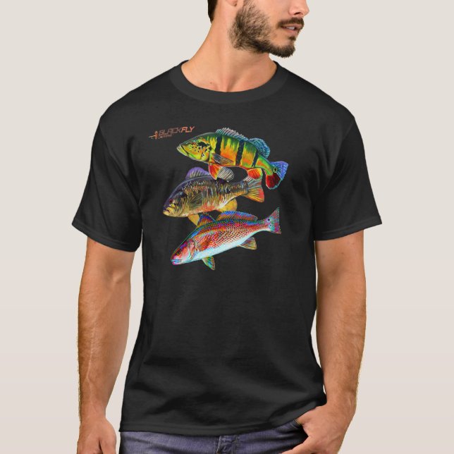 C:\Users\Administrator\Downloads\FISH 6\Black Fly  T-Shirt (Front)