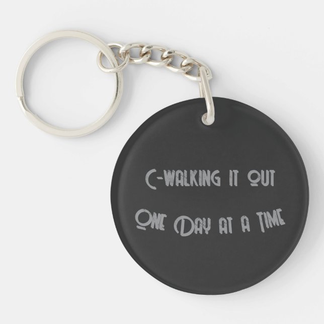 C Walking it Out Key Ring (Front)