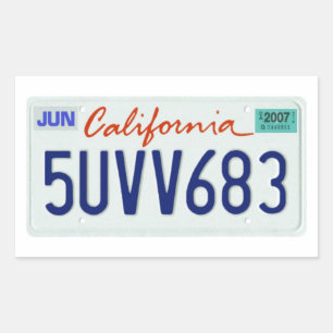 CA2007 RECTANGULAR STICKER