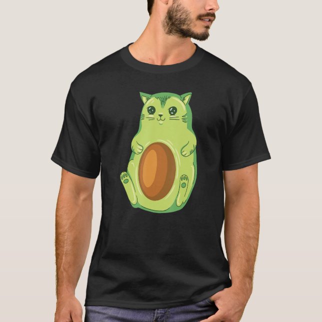 Ca  Avocato Cat T-Shirt (Front)
