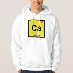 Ca - Cadmus Greek Chemistry Periodic Table Symbol Hoodie