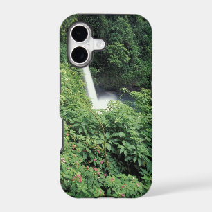 CA, Costa Rica. La Paz waterfall and impatients
