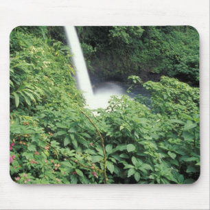 CA, Costa Rica. La Paz waterfall and impatients Mouse Pad
