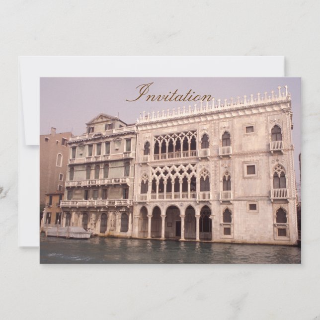 Ca' D'Oro Invitation (Front)