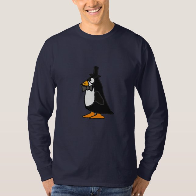 CA- Funny Tuxedo Penguin Shirt (Front)