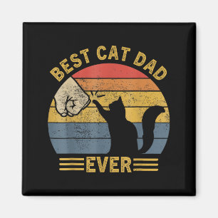 Ca Men Cat Dad Ever Funny Cat Lover Gift  Magnet
