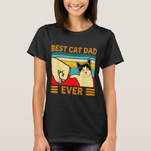 Ca Men Cat Dad Ever Funny Cat Lover Gift  T-Shirt