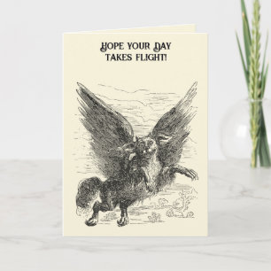 Caacrinolaas A Griffin-Winged Demon Dog Card